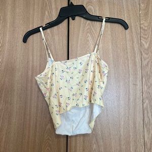 Floral Cropped Tank